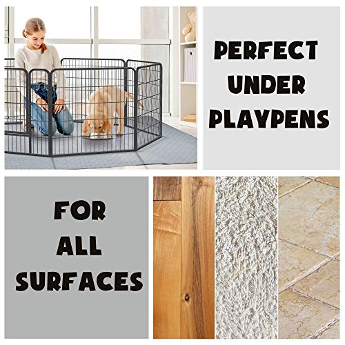 The Ultimate Easy to Clean XXL Puppy Whelping Pad 72x72 - Our Washable Super Absorption Pee Pad is Perfect for Your Whelping Box Or Exercise Playpen- The Durable Non Slip Floor Mat for Dogs