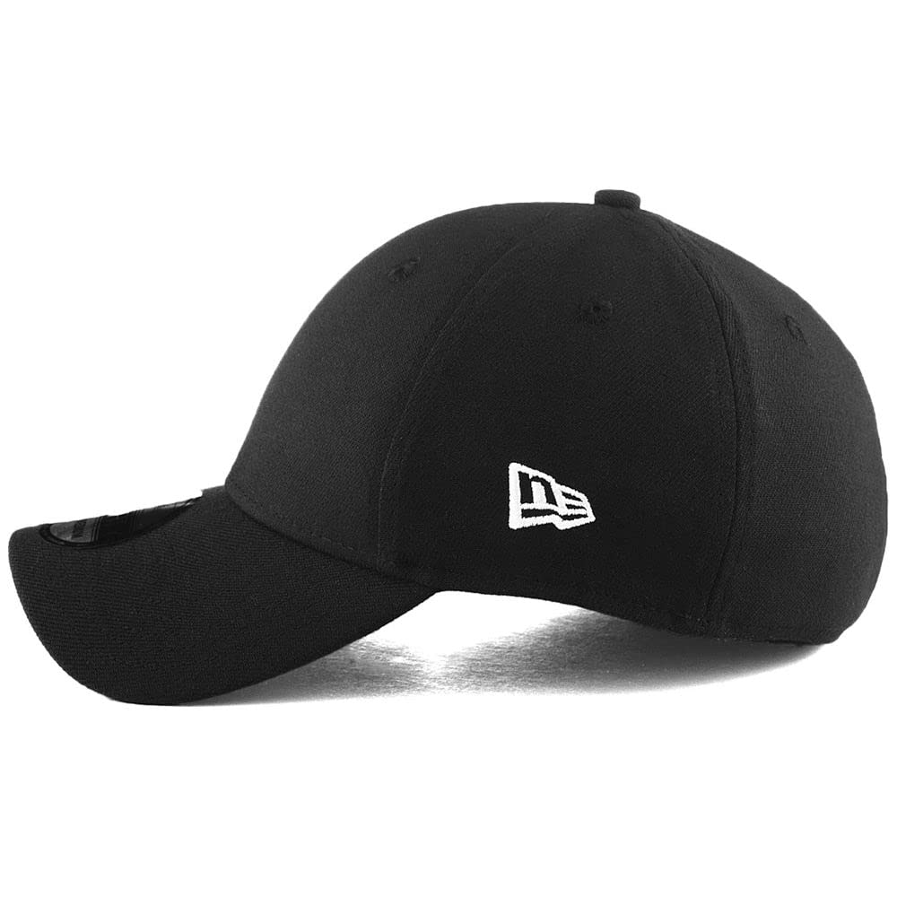Blank Custom 39THIRTY Stretch-Fitted Cap (BLK, M/L)