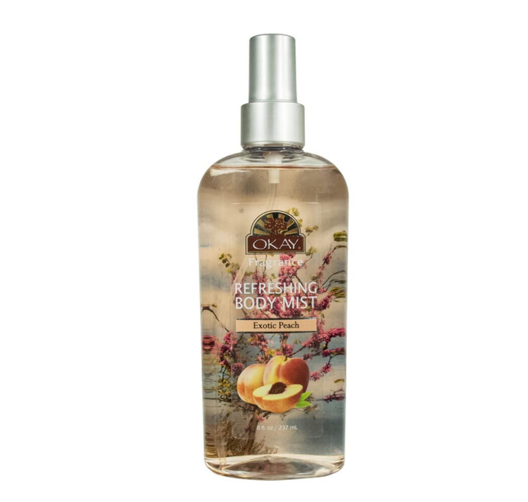 Refreshing Body Mist, Exotic Peach, 8 Ounce