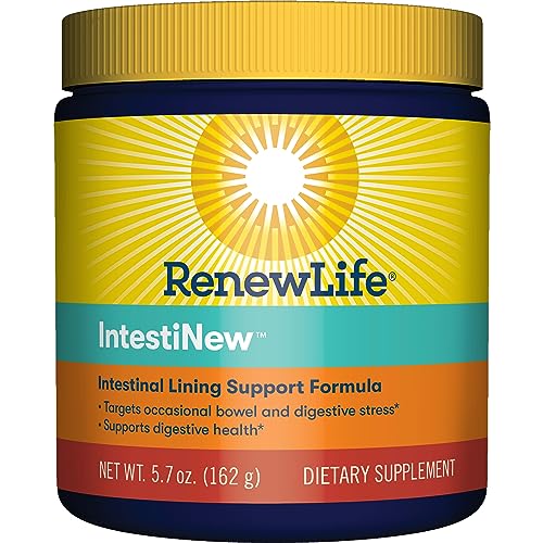 IntestiNew Intestinal Lining Support Formula, Powder Supplement Supports Digestive Health, L-Glutamine, Dairy, Soy and gluten-free, 5.7 oz.