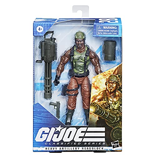 Classified Series Heavy Artilery Roadblock Action Figure 28 Collectible Premium Toy 6-Inch-Scale with Custom Package Art (Amazon Exclusive)