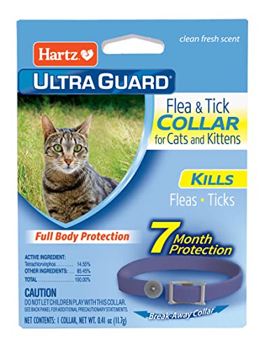 UltraGuard Purple Flea & Tick Collar for Cats and Kittens - 7 Month Protection