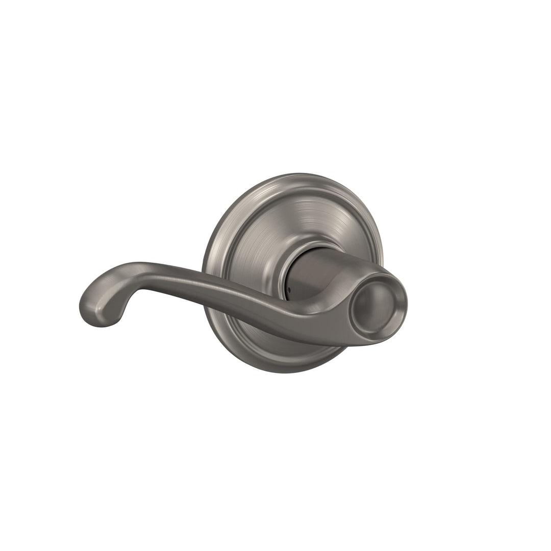 Schlage F10FLA619 Flair Passage Lever, Satin Nickel