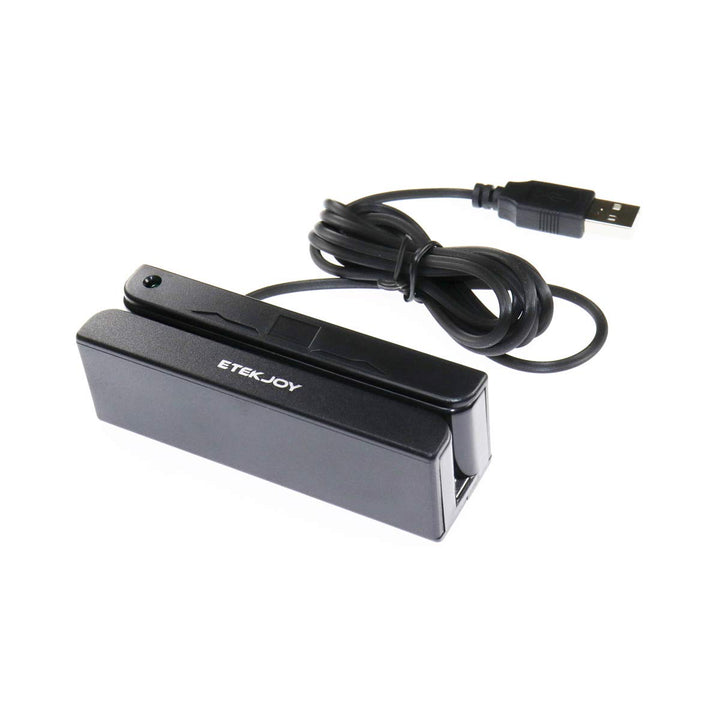 USB 3-Track Magnetic Stripe Card Reader POS Credit Card Reader Swiper MagStripe Swipe Card Reader ET-MSR90