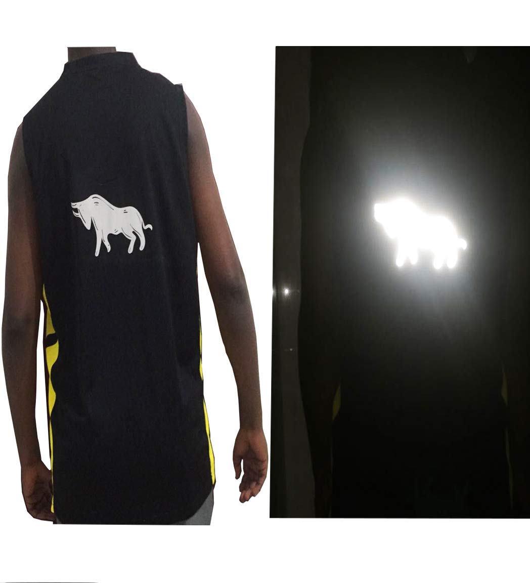 Heat Transfer Vinyl Reflective Light Gray HTV Roll, 12 x 10ft Reflective Iron on Vinyl for All Cutter Machine, Reflective HTV Vinyl for T-Shirts Easy to Cut & Weed for Heat Vinyl DIY Design