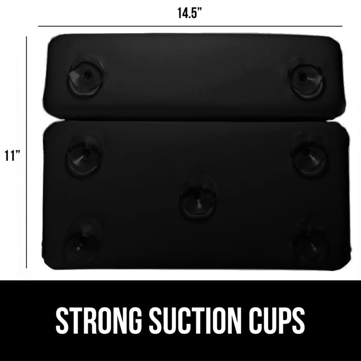 Bath Pillow for Tub, Comfortable Bathtub Pillows for Neck Head and Back Support, Strong Suction Waterproof Headrest, Cushion Rest for Curved or Straight Tubs, Spa Accessories, Black