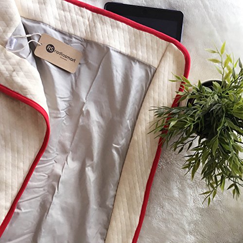 ® 5G Blocking, EMF Protection Baby Blanket, Pregnancy Belly Shielding, Organic Cotton, 30”x35