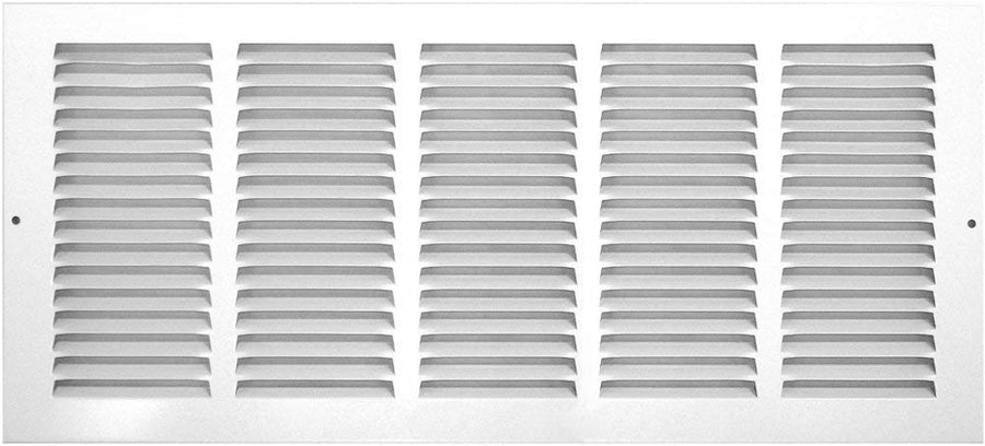 Accord ABRGWH248 Return Grille with 1/2-Inch Fin Louvered, 24-Inch x 8-Inch(Duct Opening Measurements), White