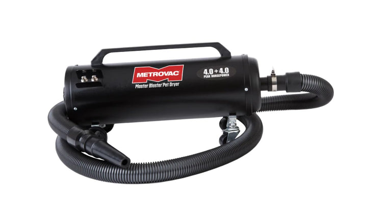 MB-3 Air Force Blaster Pet Dryer, Professional Blower, Efficient Cleaner, 4.0 Peak HP Twin Fan Motors 120V, 10 Ft Commercial Hose, 2 Speed