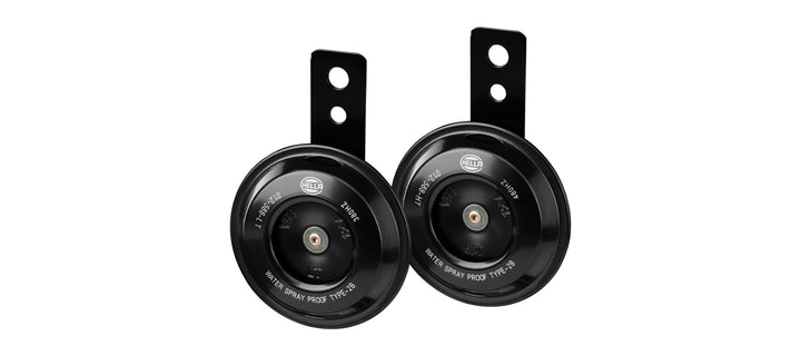 012588011 Motorcycle Series Black 12V Disc Horn Kit (Universal Fit-Set/Box)