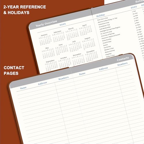 2025 Pocket Calendar - 2025 Pocket Planner from Jan.2025 to December 2025, Small Calendar Planner for Purse, 6.4'' x 3.8''