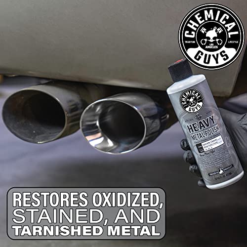 SPI_402_16, Heavy Metal Polish Restorer and Protectant, (Safe for Cars, Trucks, SUVs, RVs, Motorcycles, and More) 16 fl oz