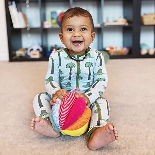 Rainbow Fabric Ball - Machine Washable Baby Sensory Toys - Ideal Baby Toy, Tummy Time Toys & Baby Teething Toys, 6 Months & up
