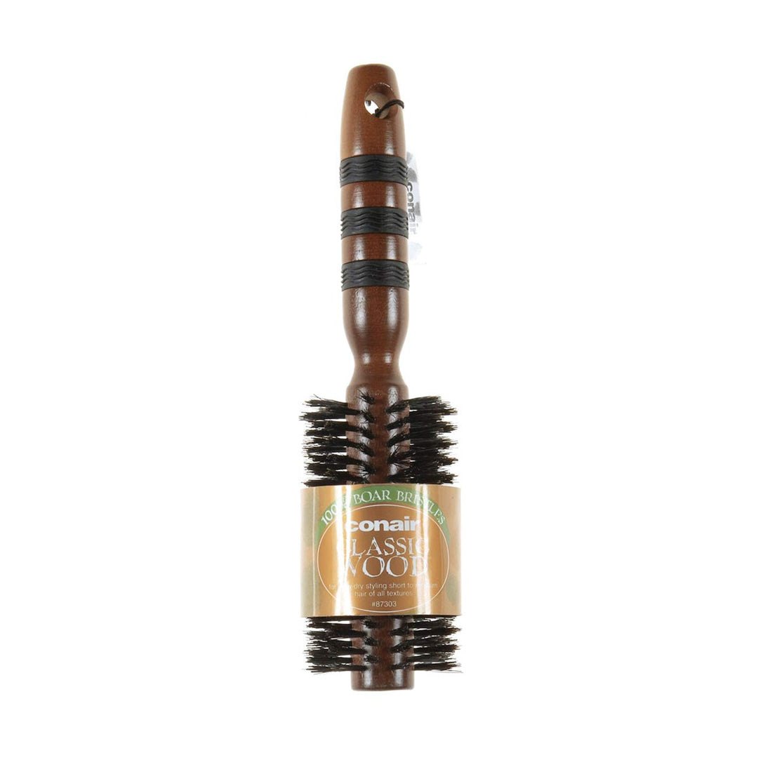 Classic Wood Small Round Hair Brush 87303