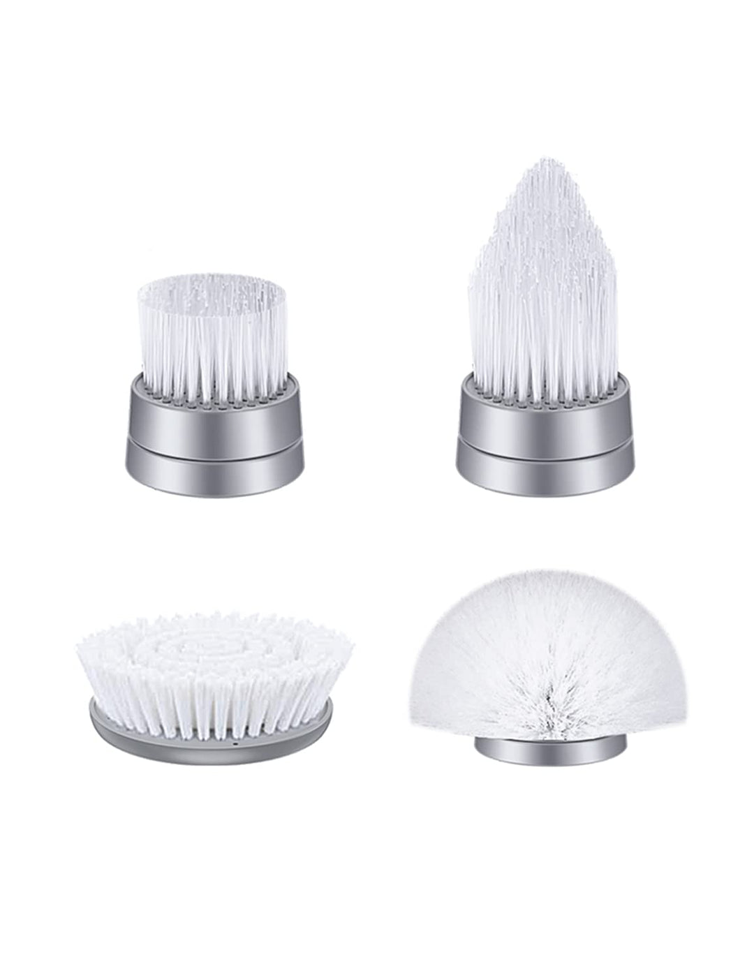 M1 Brush Heads for power scrubber, 4 Pack Multi-Purpose Replaceable Cleaning Brush Heads for Electric Spin Scrubber