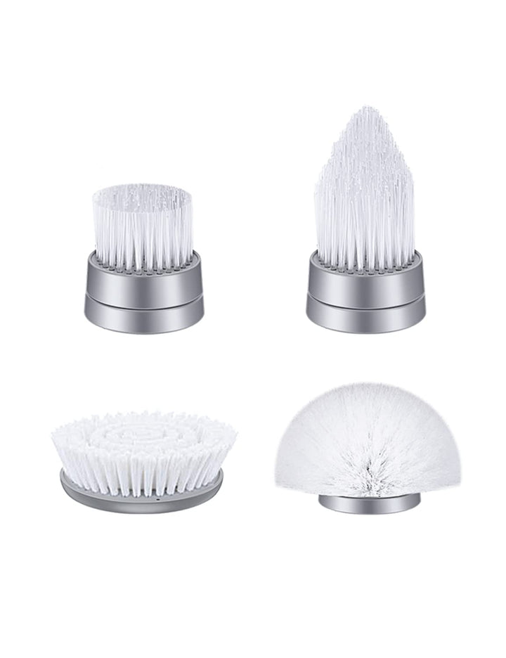 M1 Brush Heads for power scrubber, 4 Pack Multi-Purpose Replaceable Cleaning Brush Heads for Electric Spin Scrubber