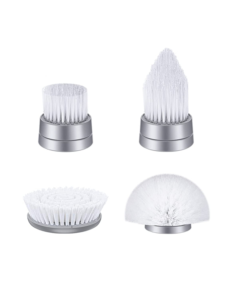M1 Brush Heads for power scrubber, 4 Pack Multi-Purpose Replaceable Cleaning Brush Heads for Electric Spin Scrubber