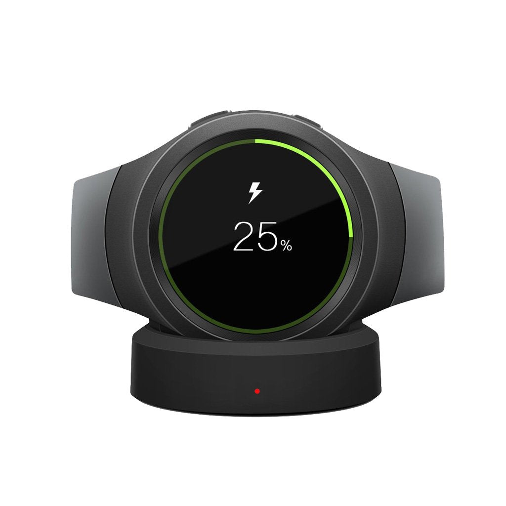 Charger for Gear S2 / Gear S2 Classic, Replacement Charging Dock Cradle for Samsung Gear S2 Smart Watch (Black)