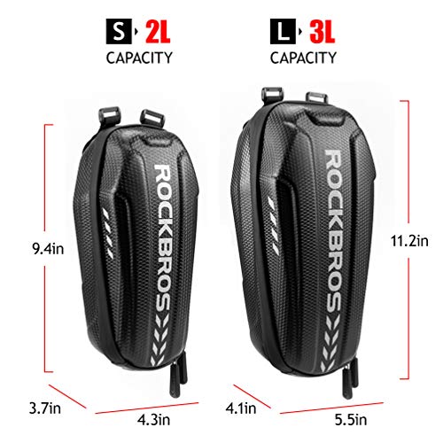 Scooter Storage Bag Scooter Front Hanging Bag Waterproof Scooter handlebar Bag Folding Bike EVA Hard Shell Scooter Frame Bag
