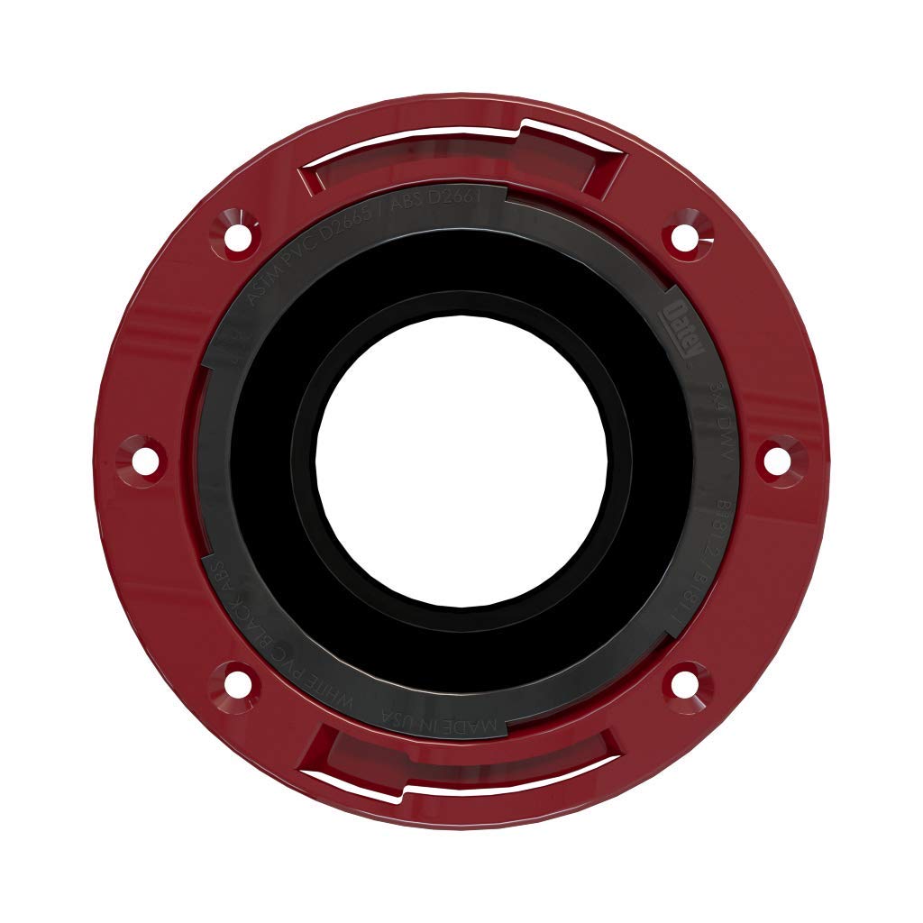 3 in. or 4 in. ABS Closet Flange with Metal Ring without Test Cap