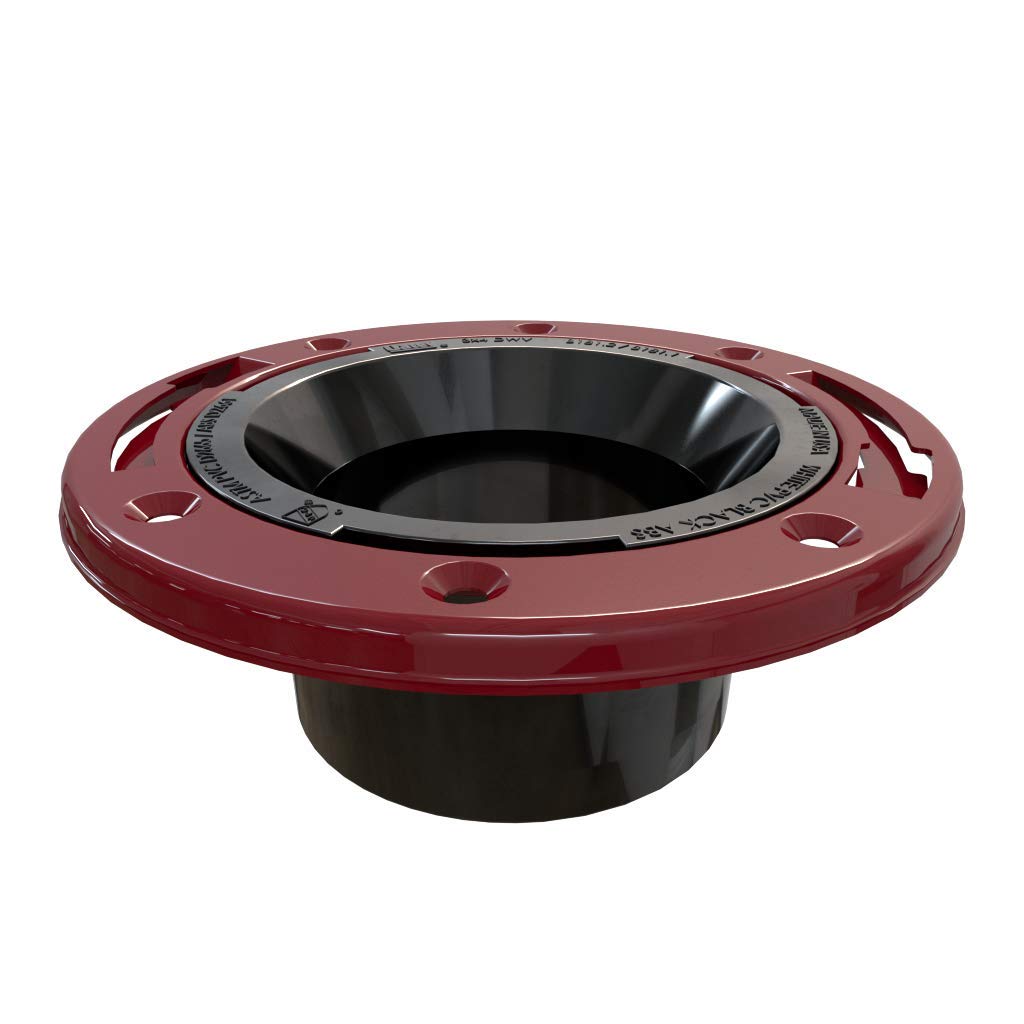 3 in. or 4 in. ABS Closet Flange with Metal Ring without Test Cap