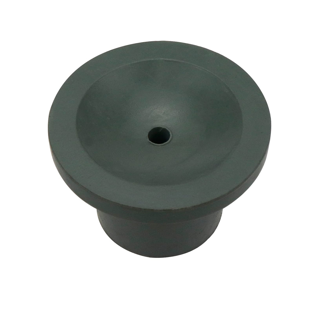 Rubber Tips for Canes and Walking Sticks 1 Inch Walking Cane Tip Round Rubber Replacement Foot Pad for Walking Cane with Metal Insert Grey Pack of 4