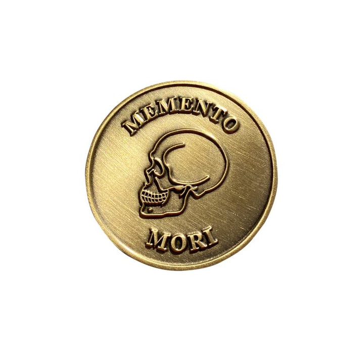 Memento Mori Coin Stoic, Momento Mori Coin - Double Sided 38mm Stoic Coin - Daily Inspirational Coins for Stoicism Gifts, Stoic Challenge - Novelty Coins, Tokens, Medallions