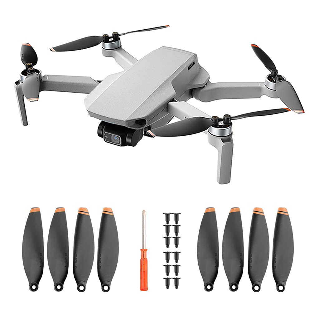 (32Pcs) Propellers for DJI Mini 4K/Mini 2/Mini 2 SE/Mini SE,Drone Propellers Replacement Parts Orange Props for DJI Mavic Mini/Mavic Mini 2,Low Noise Quick Release Blades for DJI Mini 4K Accessories
