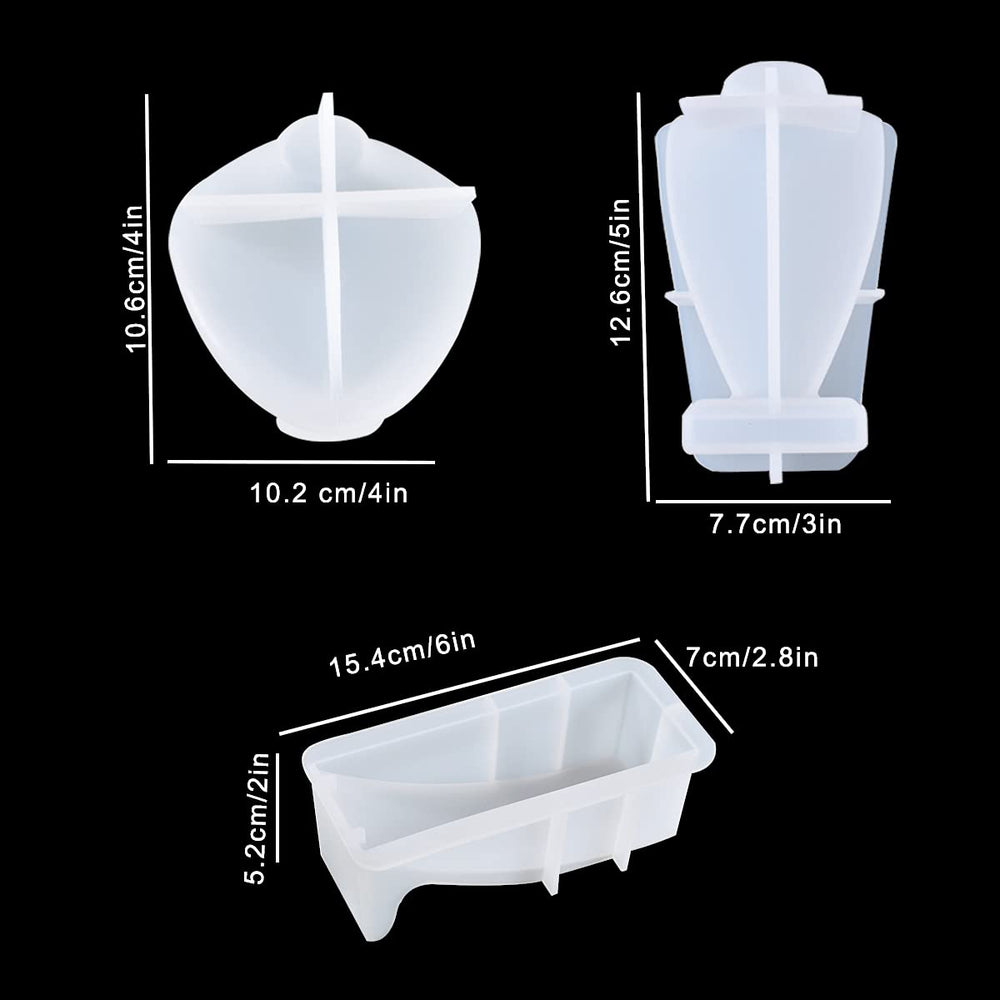 Clock Resin Molds DIY Wall Clock Epoxy Resin Molds Large Silicone Molds for Epoxy Resin Casting Tree Shape Clock Molds for DIY Jewlry Art Crafts Home Decoration