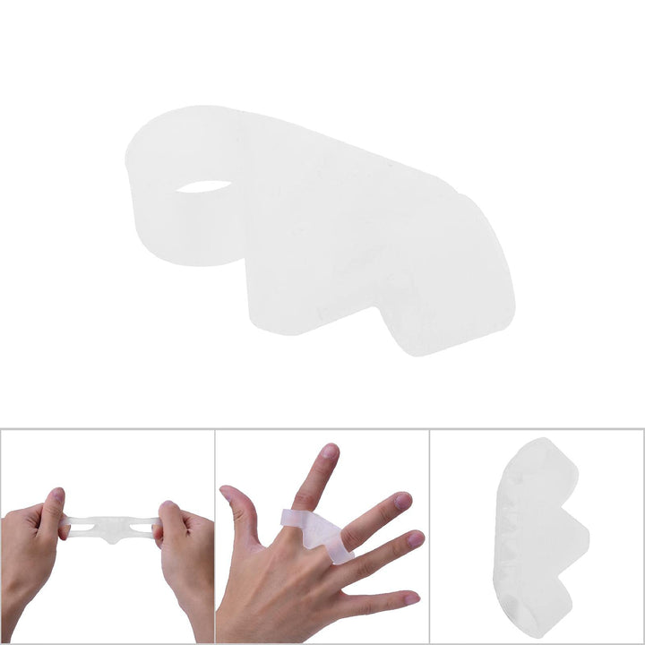 Basketball Shooting Aid, 2.1cm Diameter Basketball 3 Point Shooting Trainer Finger Training Aid Equipment Shoot Lock for Improving Shot and Form(L-Transparent for Height Over 185cm)