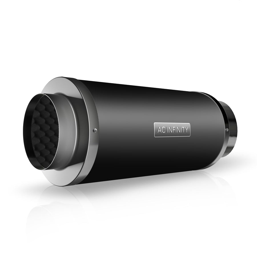 Inline Duct Fan Silencer, 6 Noise Reduction Muffler Blower Silencer for Indoor Hydroponics Grow Tent Ventilation Systems