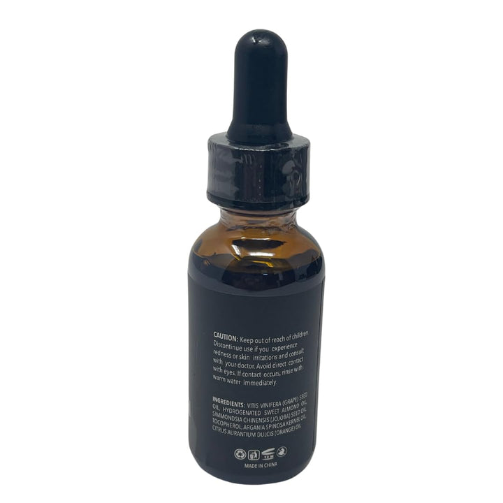 GBS Beard Oil with Premium Oval Wood Beard Brush with Boar Bristles, and Bamboo All Fine Beard Comb