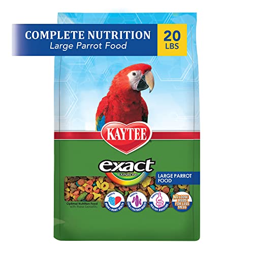 Exact Rainbow Large Pet Parrot Food, 20 Pound