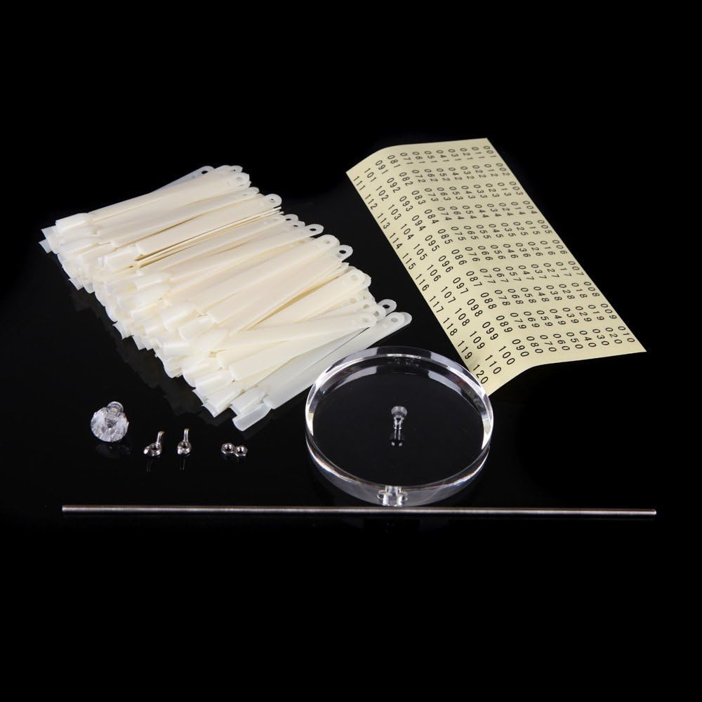 Natrual: 120 Sticks Nail Art Color Chart Display Stand Spiral False Nails Display Shelf Practice Tools For Solon Nails Polish Gel Show (Natrual)