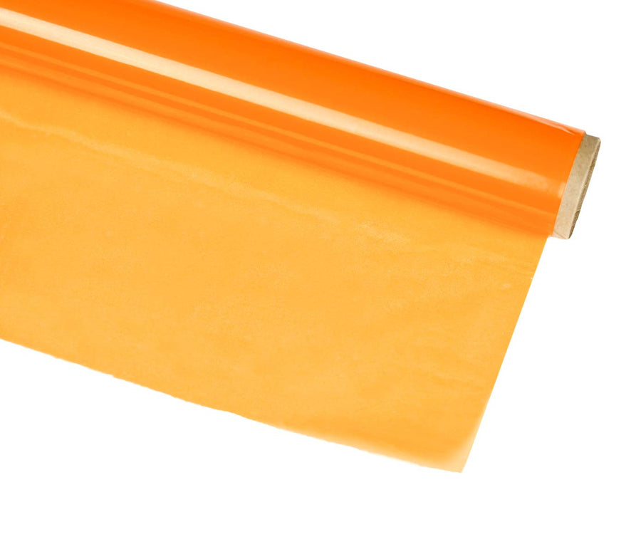 Products Cellophane Roll – Cellophane Wrap for Crafts, Gifts, and Baskets 20 Inch x 5 Feet, Orange