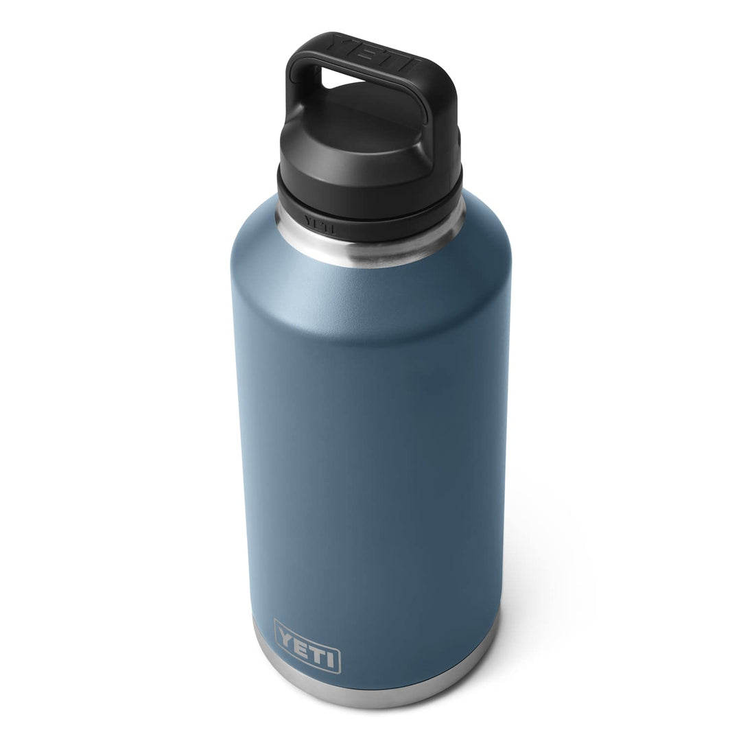 Rambler 64 oz Bottle, Vacuum Insulated, Stainless Steel with Chug Cap, Nordic Blue