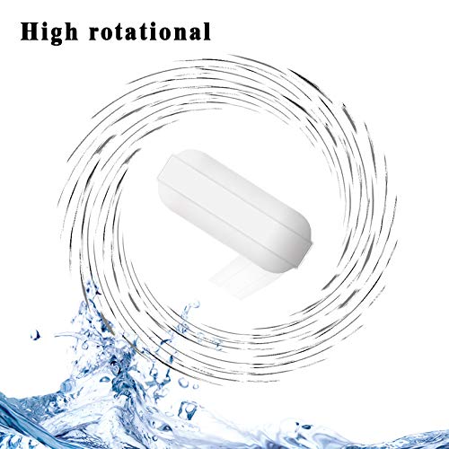 4 Pcs 20mm(0.78inch) PTFE Magnetic Stirrer Mixer Stir Bar,White Color,Laboratory Bar,Stir Plate Bar,Stir Plate Magnet,Stir Rod Magnetic