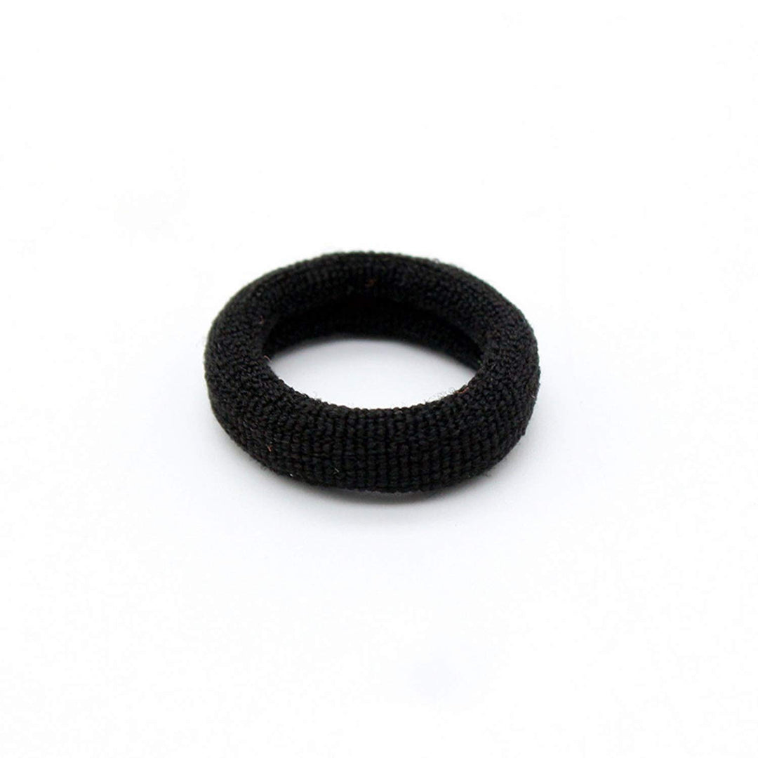 100 Pcs Baby Girls Hair Ties - Small Size Elastic Hair Ties for Baby Girls Infants Toddlers Multicolor Hair Bands Elastic Ponytail Holder (White Black)