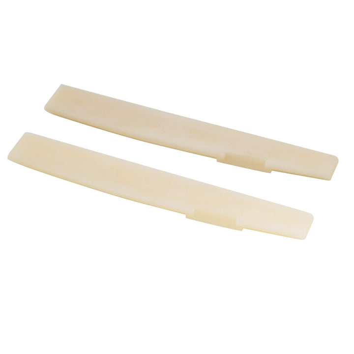 Pro 71.12mm Compensated Acoustic Guitar Unbleached Bone Saddle for 6-String Taylor Style (Set of 2)