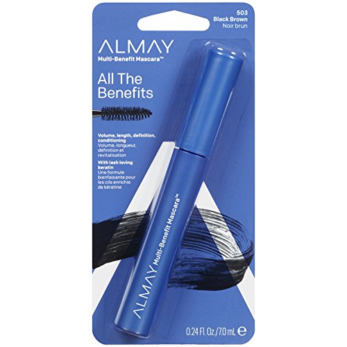 Multi-Benefit Mascara, Black Brown, Ophthalmologist Tested, Fragrance Free, Hypoallergenic, 0.24 oz