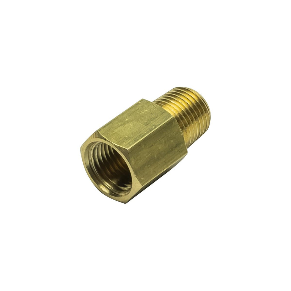 1/8 BSPT Male to 1/8-27 NPT Female Gauge Sensor Sender Thread Adapter Reducer
