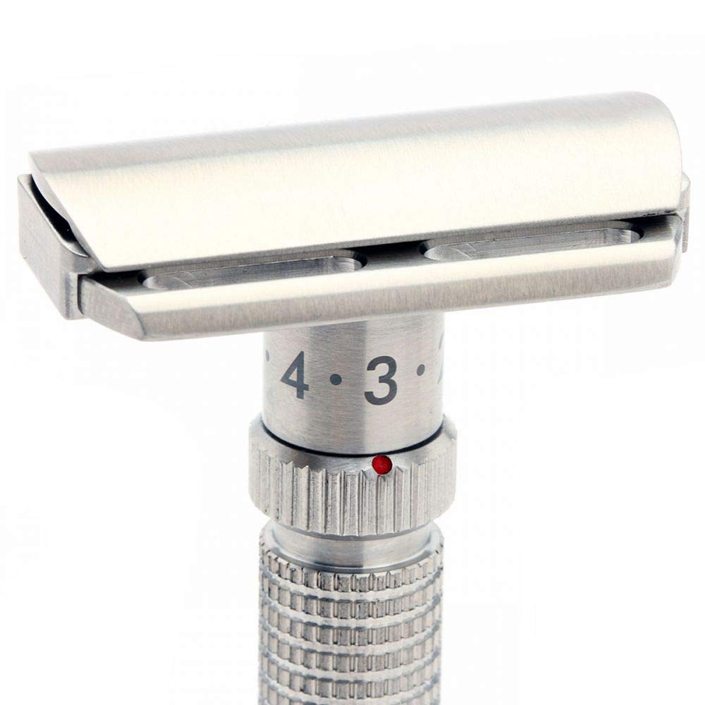 mpany, Ambassador Adjustable 100% Stainless Steel Double Edge Safety Razor - Made in the USA