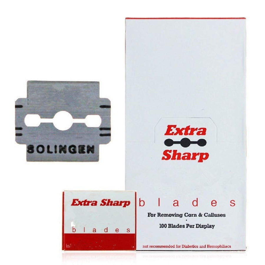 Vip Beauty Shop Foot Shaver Blade: 100Pcs Stainless Steel Sharp Replacement Corn Blades For Foot Hard Dead Skin Remover Hand Foot File Foot Care Pedicure Machine (Foot Shaver Blade)