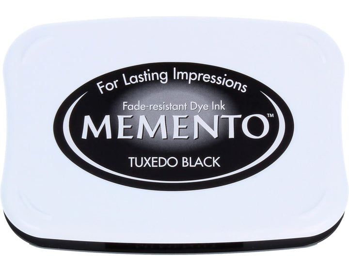 Memento Dye Ink Pad-Tuxedo, 7 x 2 cm (ME000900)