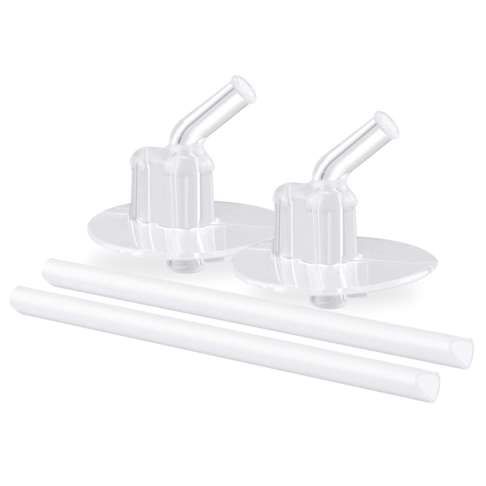 Thermos Replacement Straws for 12 Ounce Funtainer Bottle, Clear, 2 Count
