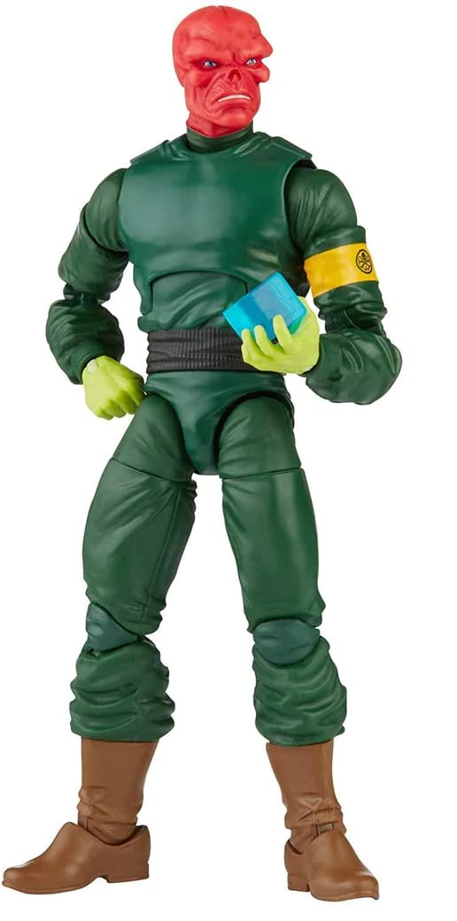 Hasbro Hasbro Legends Series 6-inch Collectible Action Red Skull Figure and 7 Accessories and 1 Build-a-Figure Part, Premium Design