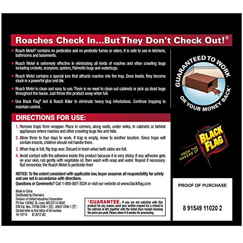 Roach Motel Traps, 2-Count, 1-Pack