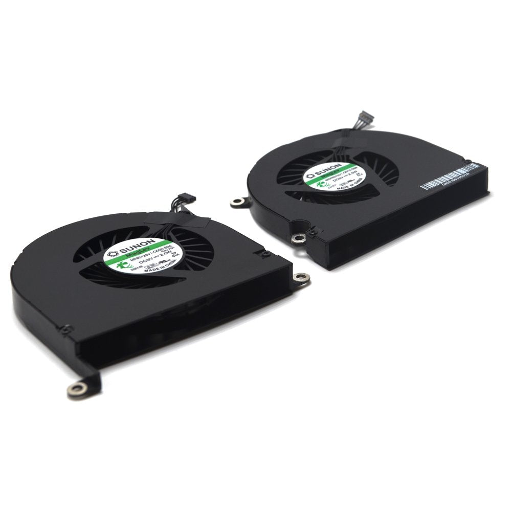 ® New Laptop CPU Cooling Fan Left and Right Set Compatible for MacBook Pro A1297 17-Inch Unibody 2009 2010 2011 DC 5V 2W Compatible with Part MG45070V1-Q010-S99 MG45070V1-Q021-S9A