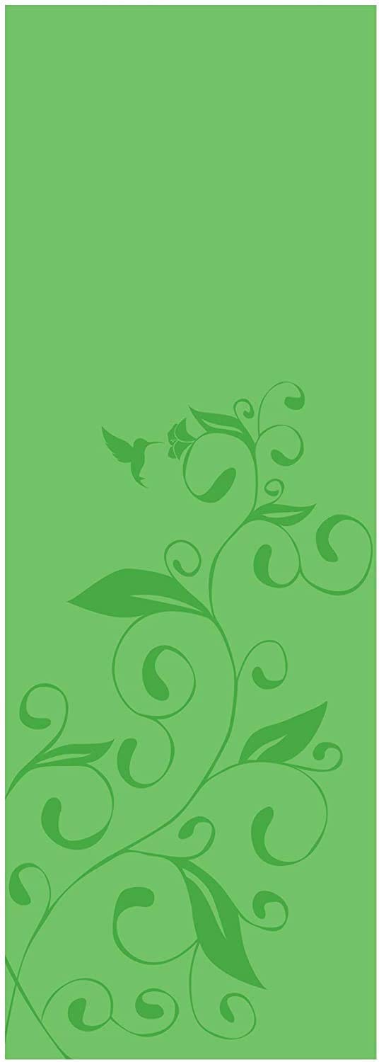 Printed Yoga Mat - Green,GOFGFPYMGRN