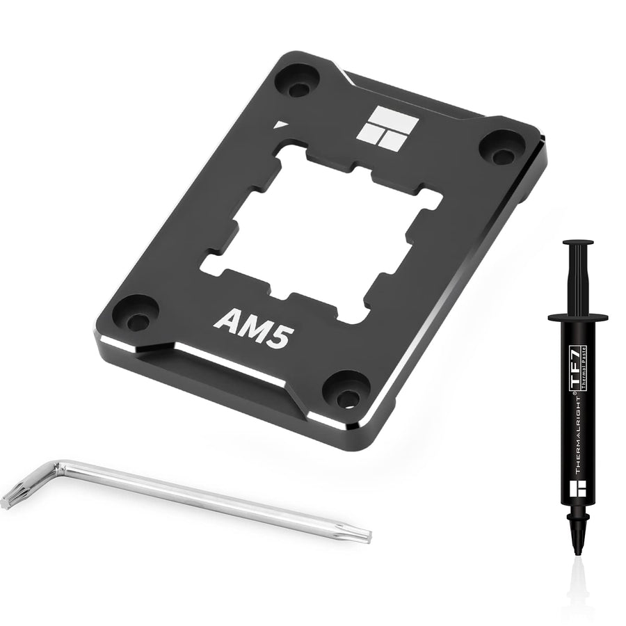 ASF-RED AM5 CPU Holder, Corrective Anti-Bending Fixing Frame, AM5 Full-fit Fixed Non-Marking Mounter, AM5 Anti-Bending Contact Frame, CPU Cooler Standard.…